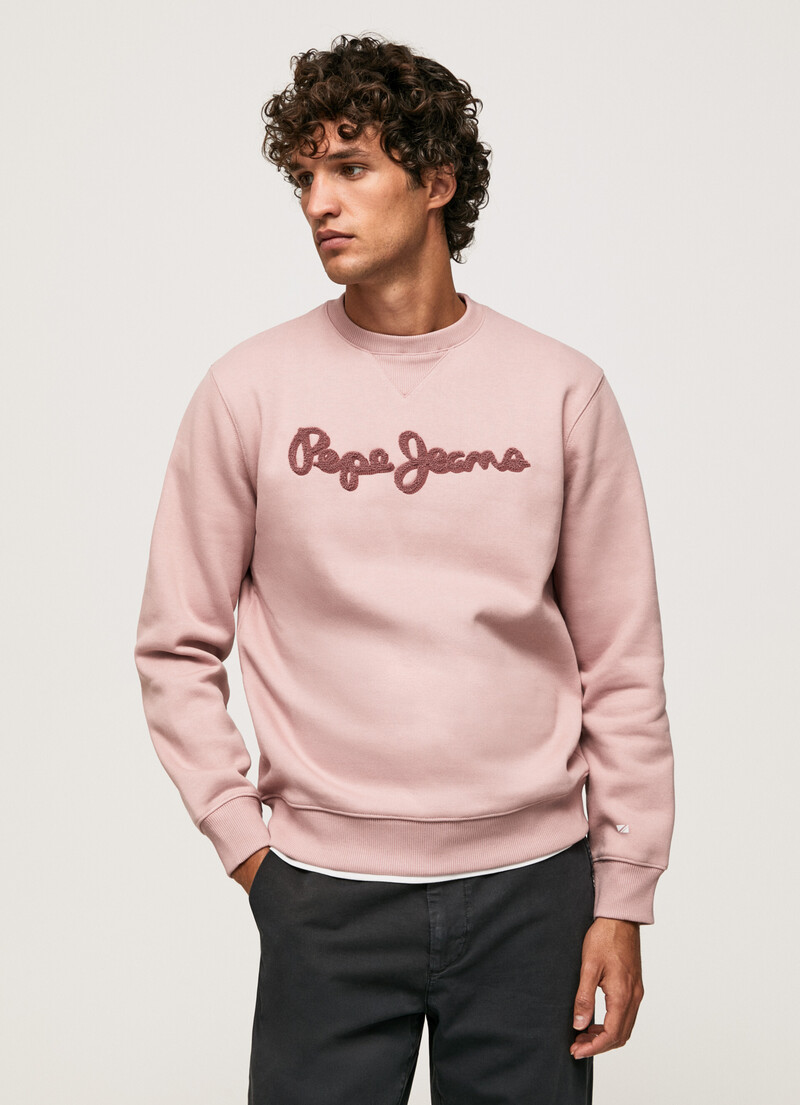 Embroidered Logo Cotton Jumper | Pepe Jeans