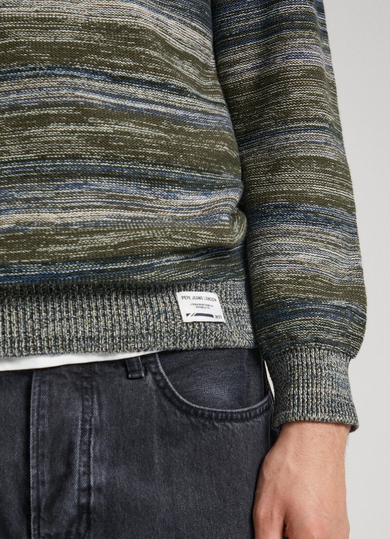 Stripe Print Knit | Pepe Jeans