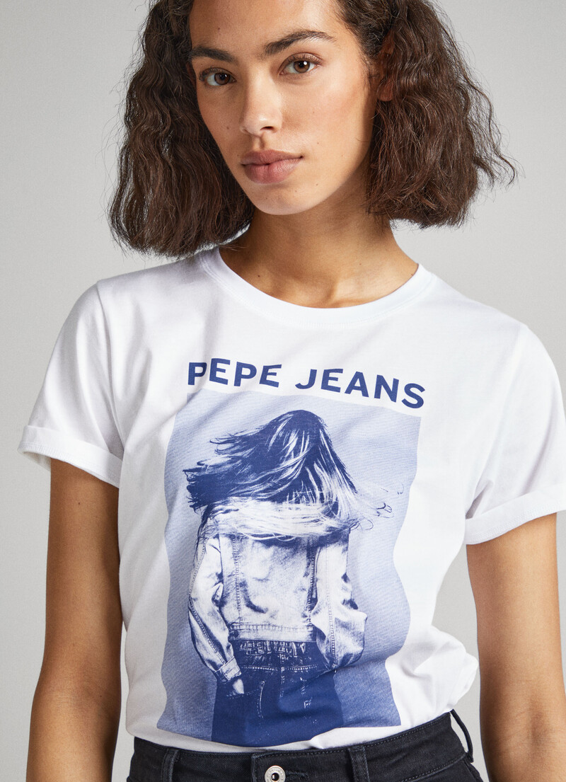 T-Shirt Fotodruck | Pepe Jeans
