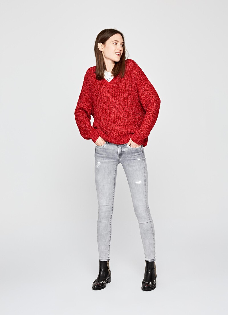 PIXIE SKINNY FIT MID WAIST JEANS | PepeJeans
