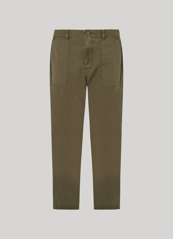 RELAXED FIT WORKER TROUSERS