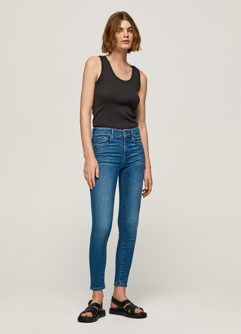 Jean Skinny Taille Mi-Haute Zoe | Pepe Jeans