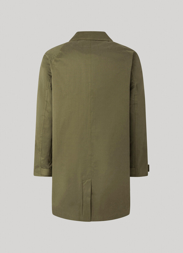 TRENCH COAT WITH BUTTON FASTENING