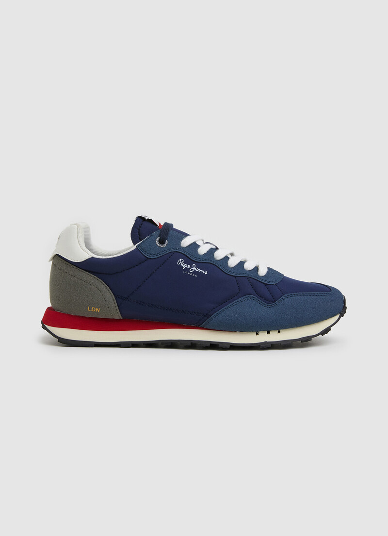 Natch Male Retro Sneakers | Pepe Jeans
