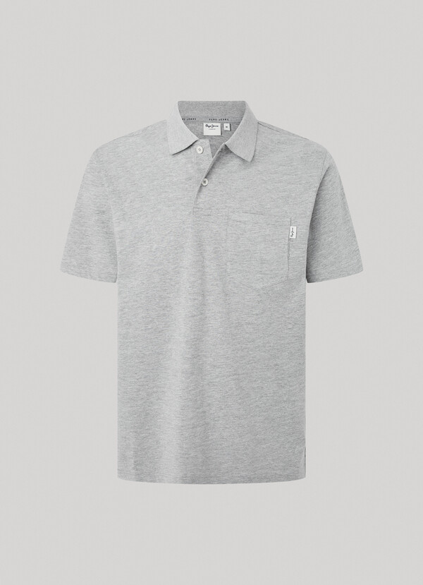 JERSEY POLO SHIRT WITH FRONT POCKET