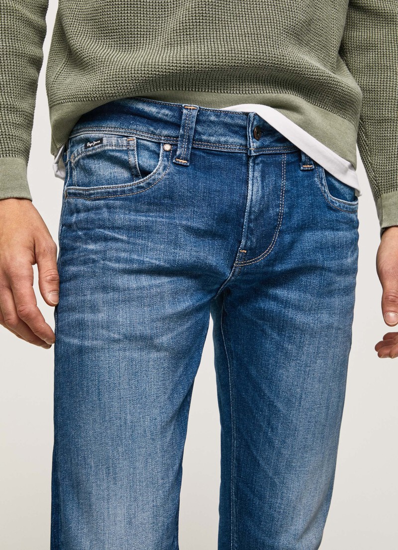 Hatch Low Rise Slim Fit Jeans | Pepe Jeans