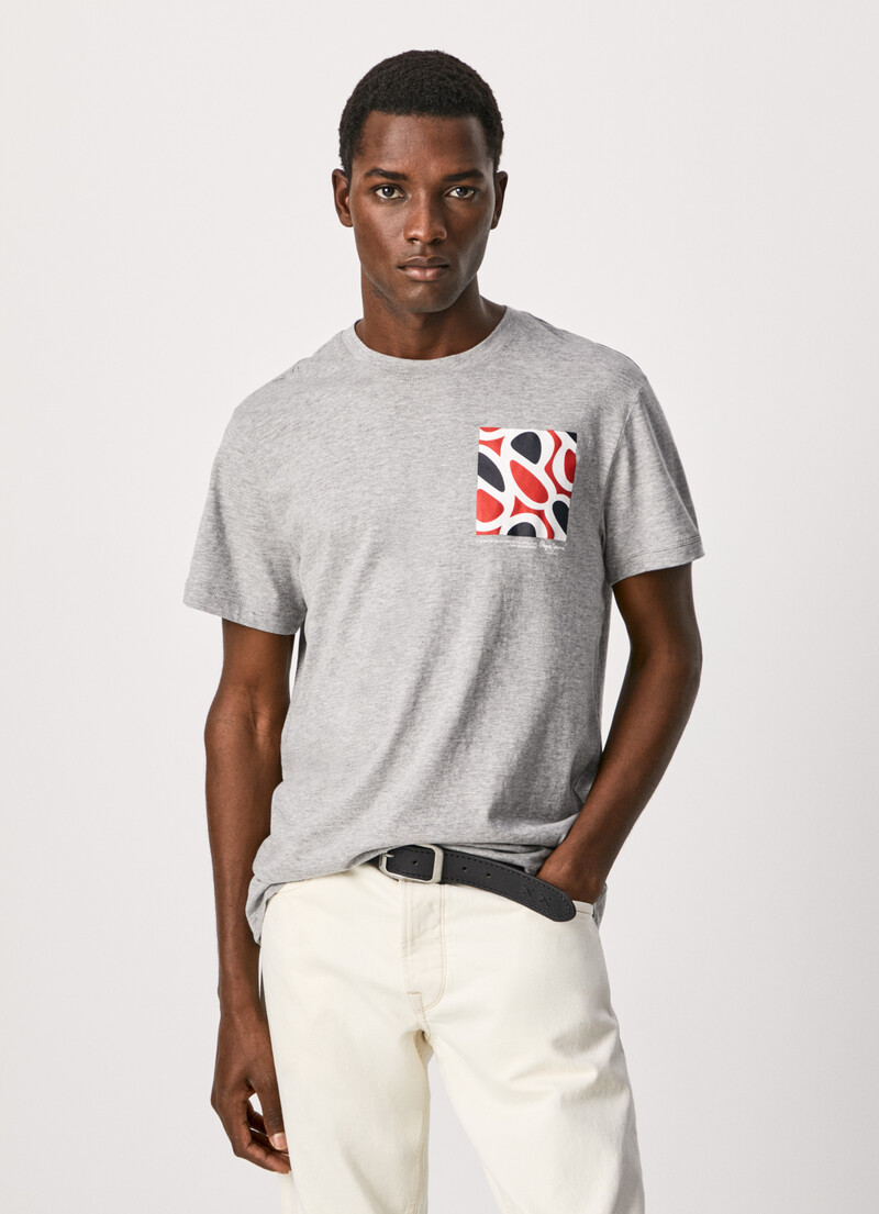 ALFORD CHEST PRINT T-SHIRT | Pepe Jeans