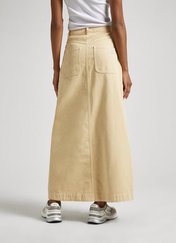 LONG SKIRT WITH FRONT OPENING