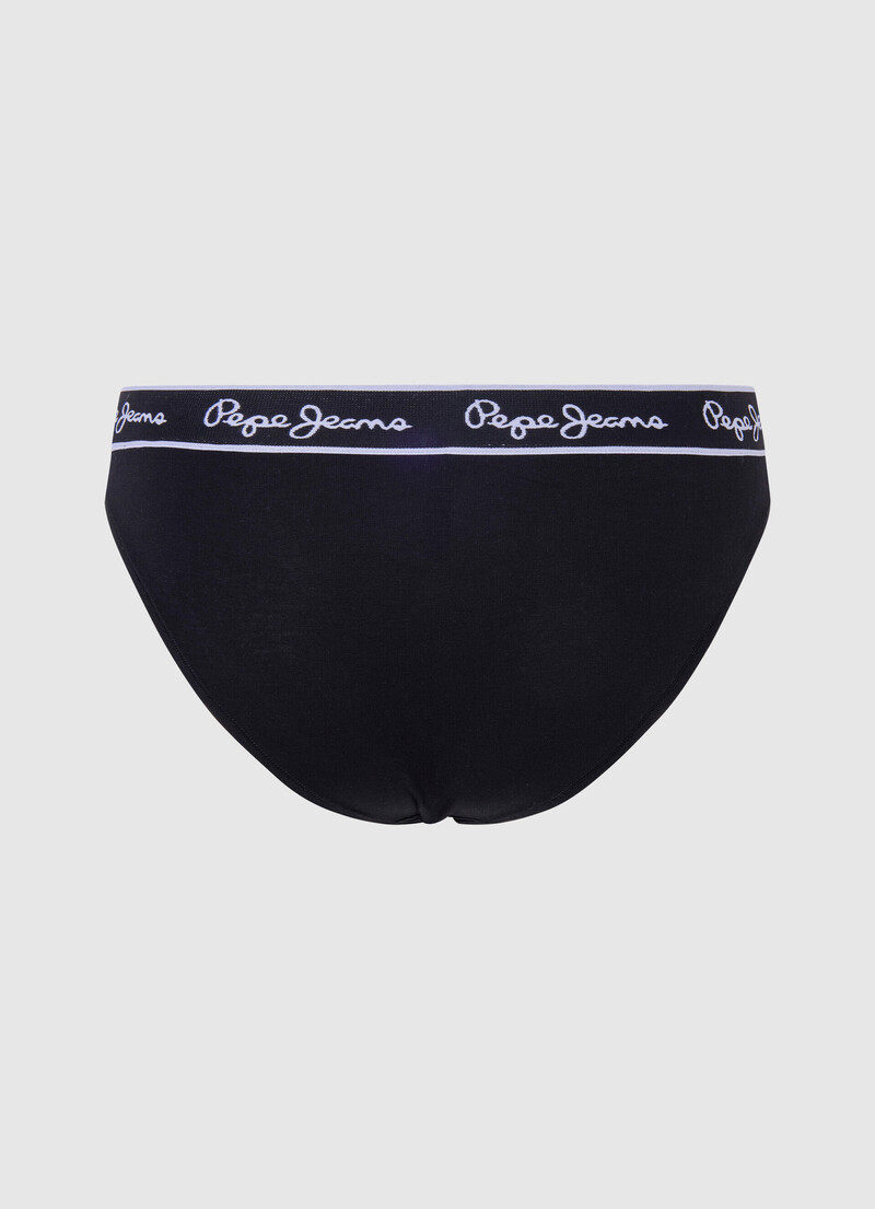 Classic Panty With Printed Logo | Pepe Jeans
