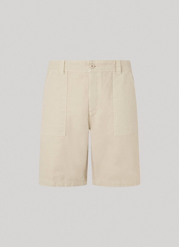REGULAR FIT MILITARY-STYLE SHORTS