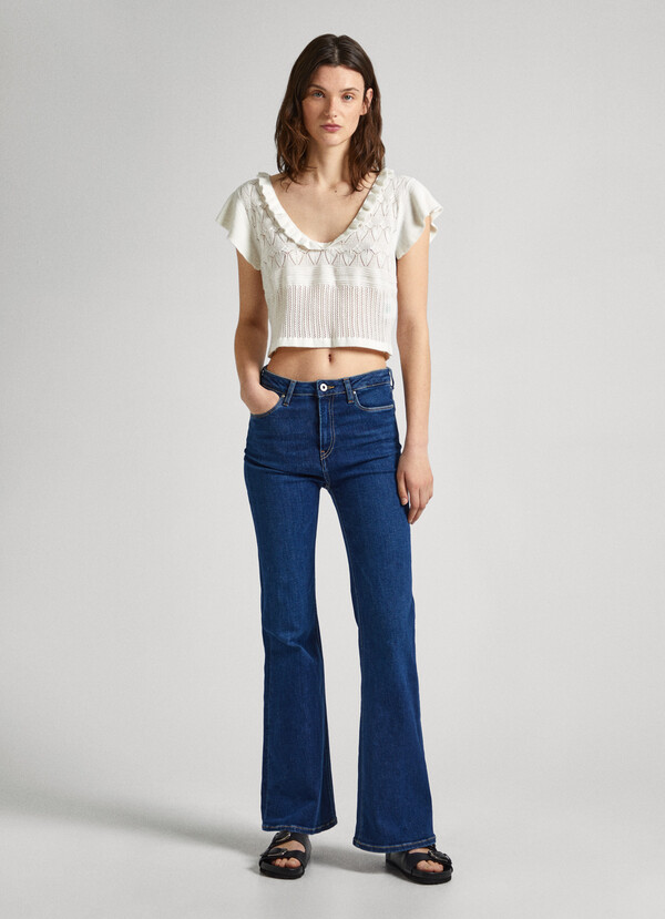 HIGH-RISE BOOTCUT FIT JEANS - WILLA