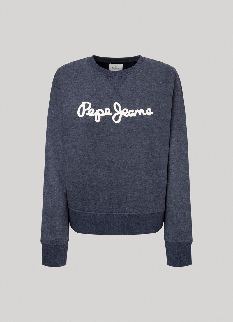 Sweatshirt With Printed Logo | Pepe Jeans