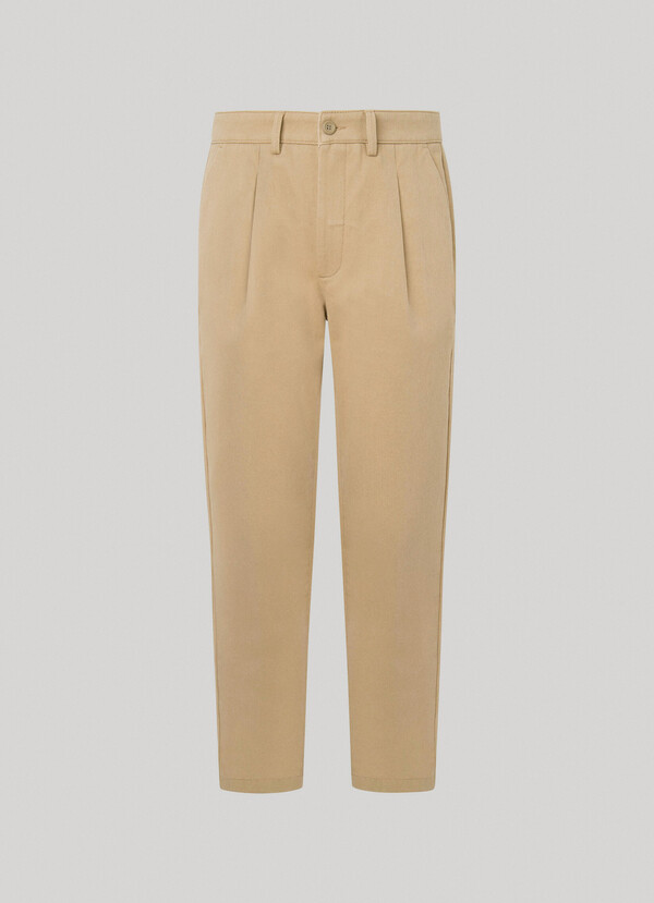 RELAXED FIT CHINO TROUSERS