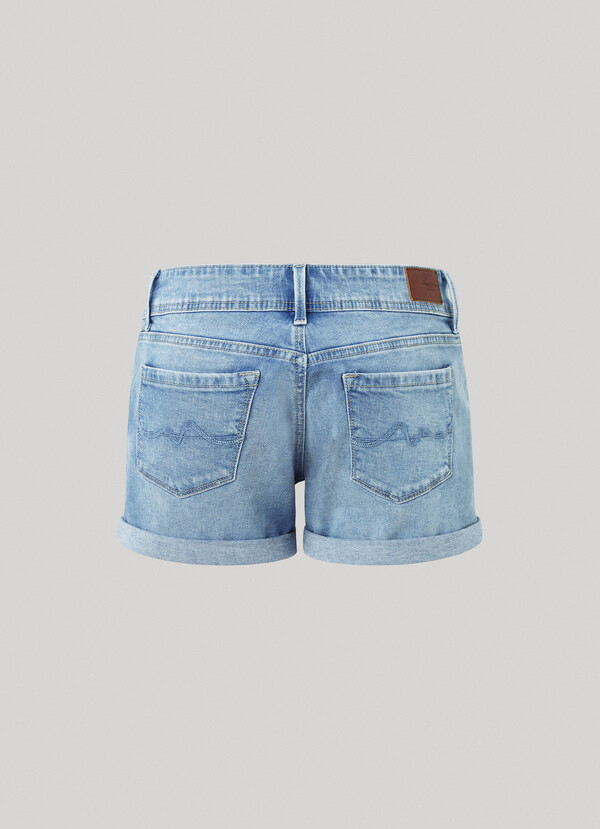 RELAXED FIT DENIM SHORTS