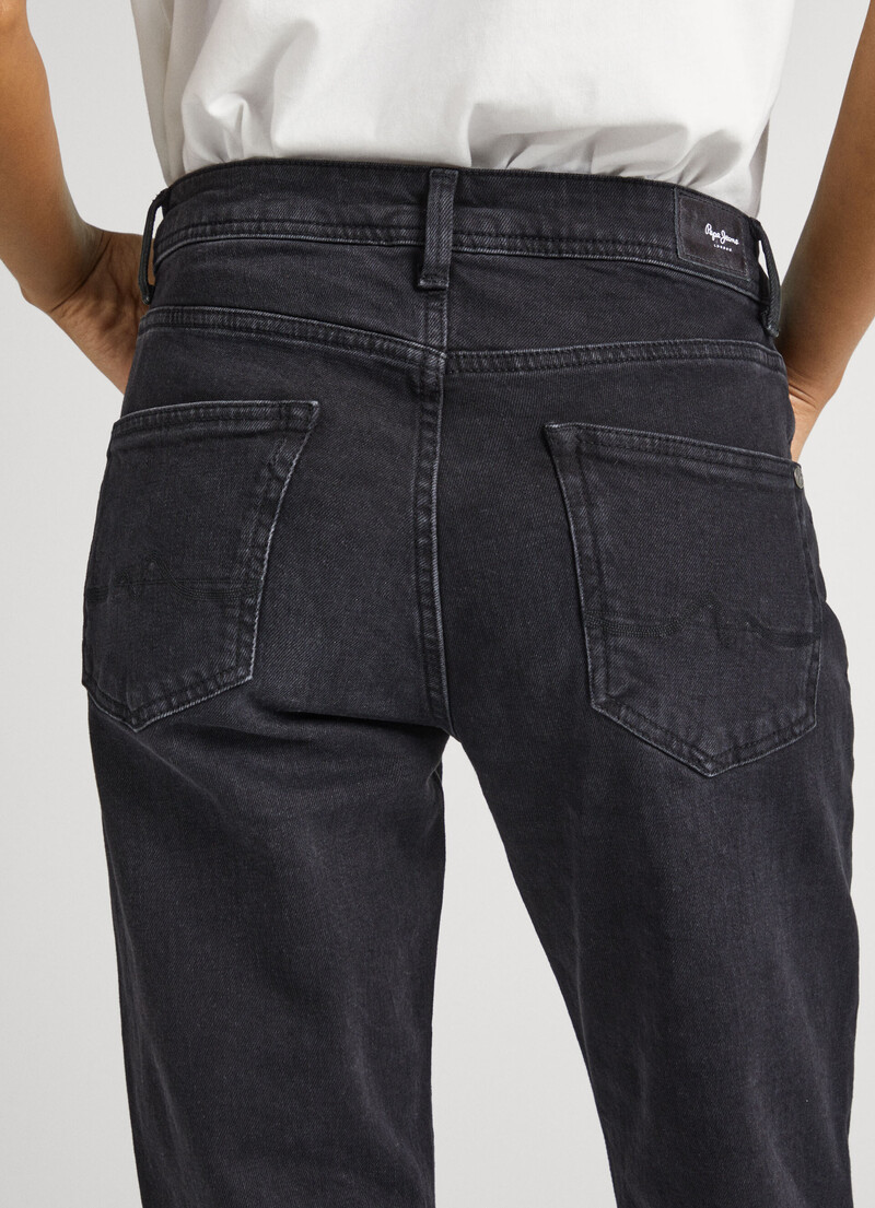Violet Loose Fit High Waisted Jeans | Pepe Jeans