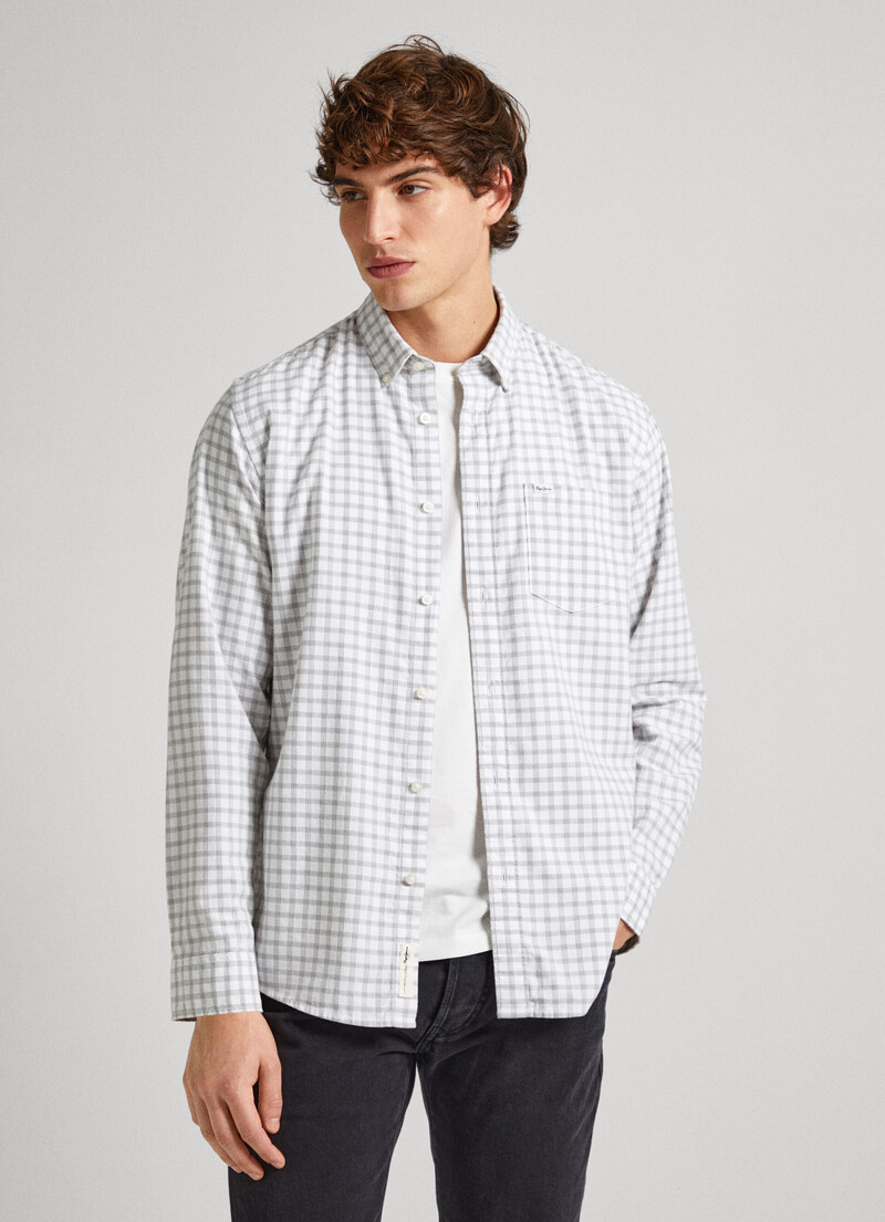 Regular Fit Checked Flannel Shirt | Pepe Jeans