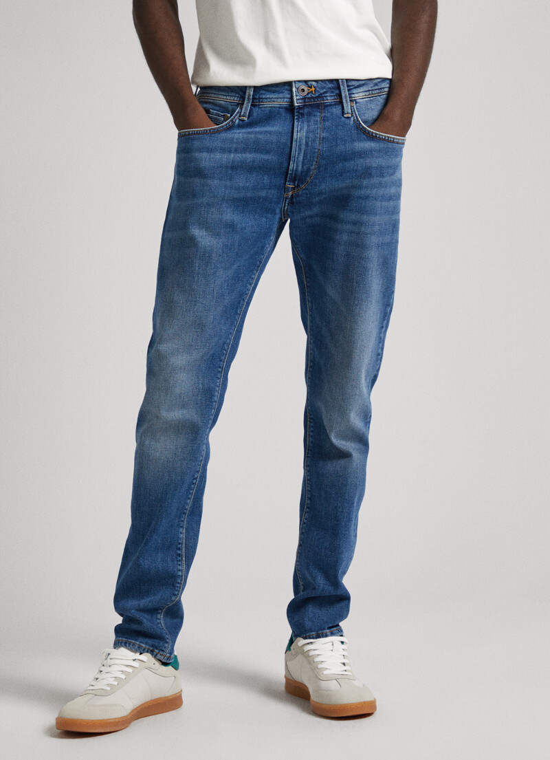 Mid-Rise Taper Fit Jeans | Pepe Jeans