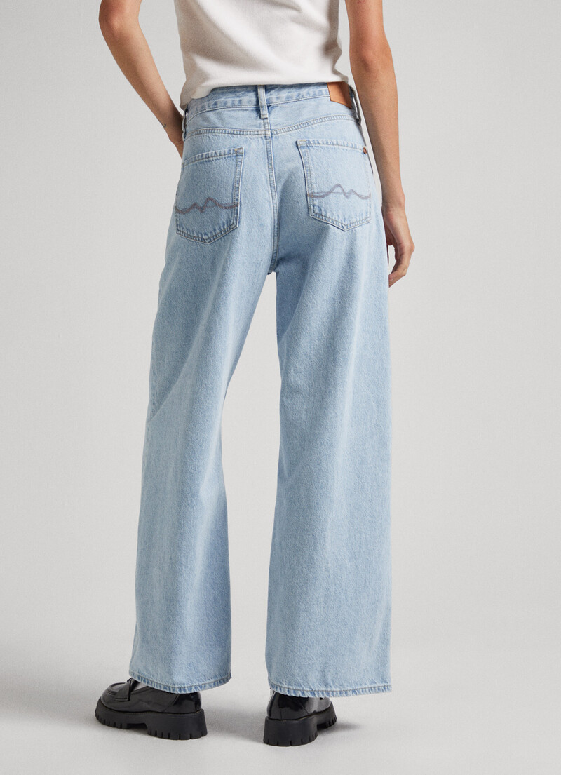 Febee Wide Fit High-Rise Jeans | Pepe Jeans