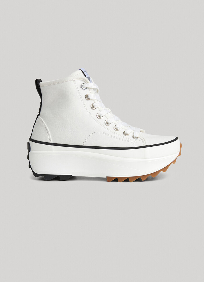 Białe Sneakersy Damskie | PEPE JEANS