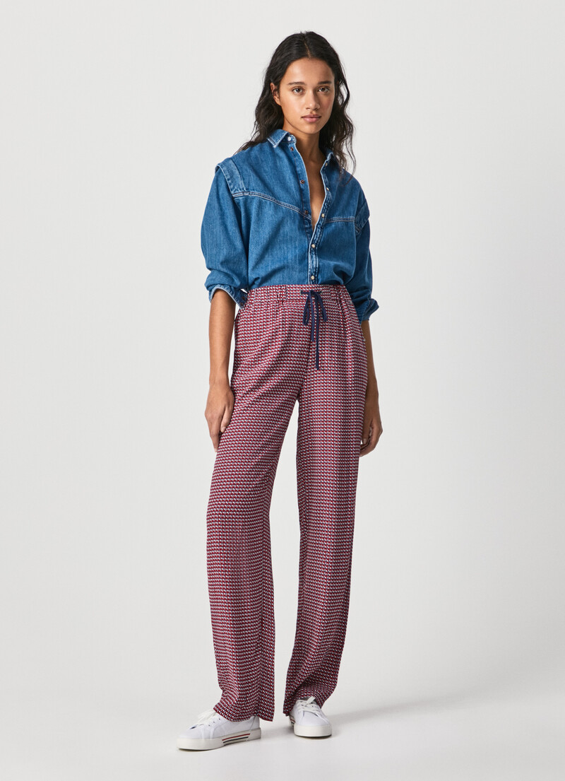 LEXY PRINTED TROUSERS | Pepe Jeans