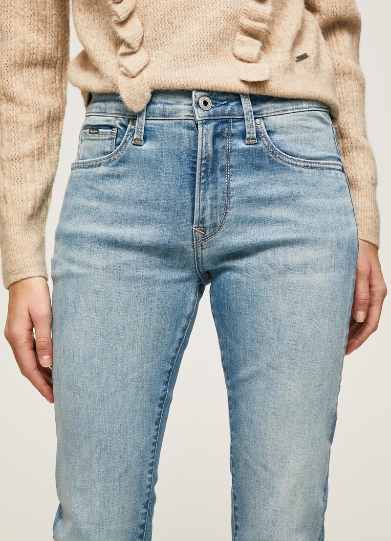 Grace High Waisted Slim Fit Jeans | Pepe Jeans