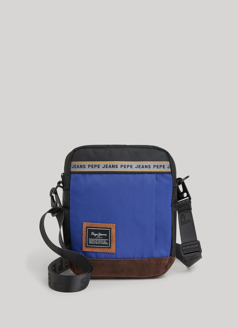 Combined Fabric Shoulder Bag | Pepe Jeans