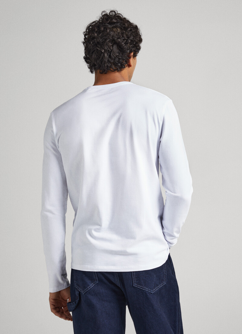 T-Shirt À Manches Longues En Coton | Pepe Jeans