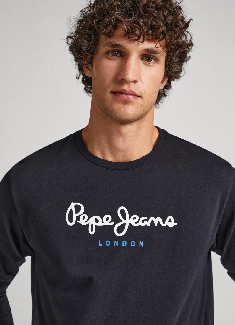 Camisola De Algodão Logo Estampado | Pepe Jeans