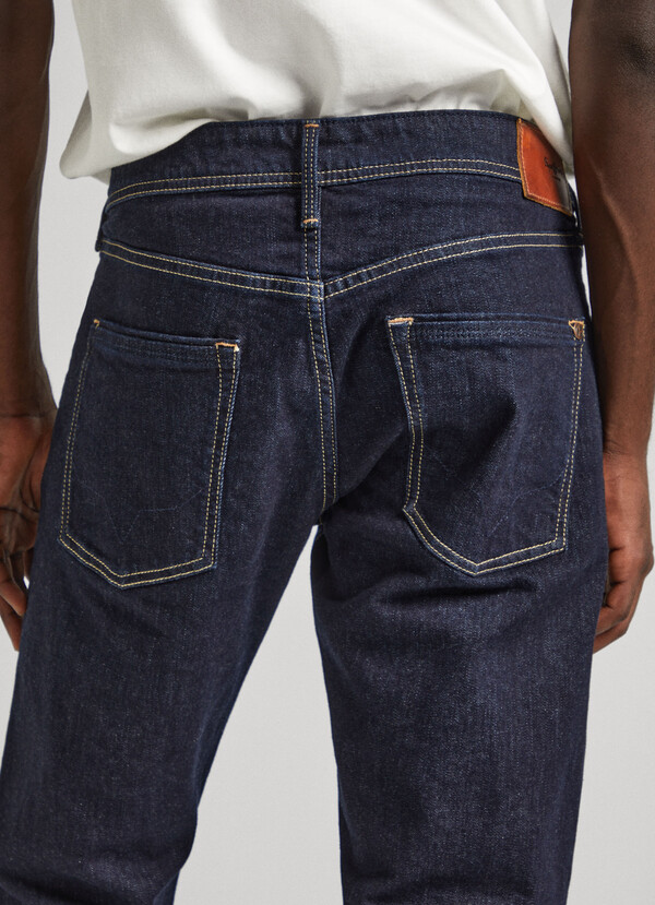 TAPER FIT MID-RISE JEANS - STANLEY