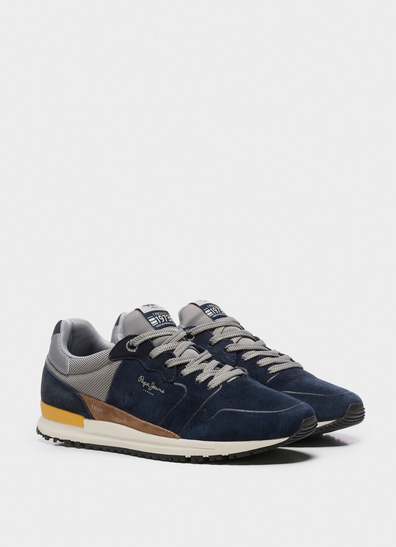 LEATHER SNEAKERS TINKER PRO RACER | PepeJeans