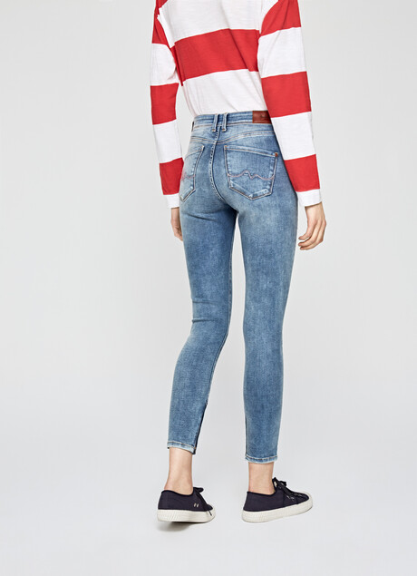 CHER HIGH SKINNY FIT HIGH WAIST JEANS | MUJER
