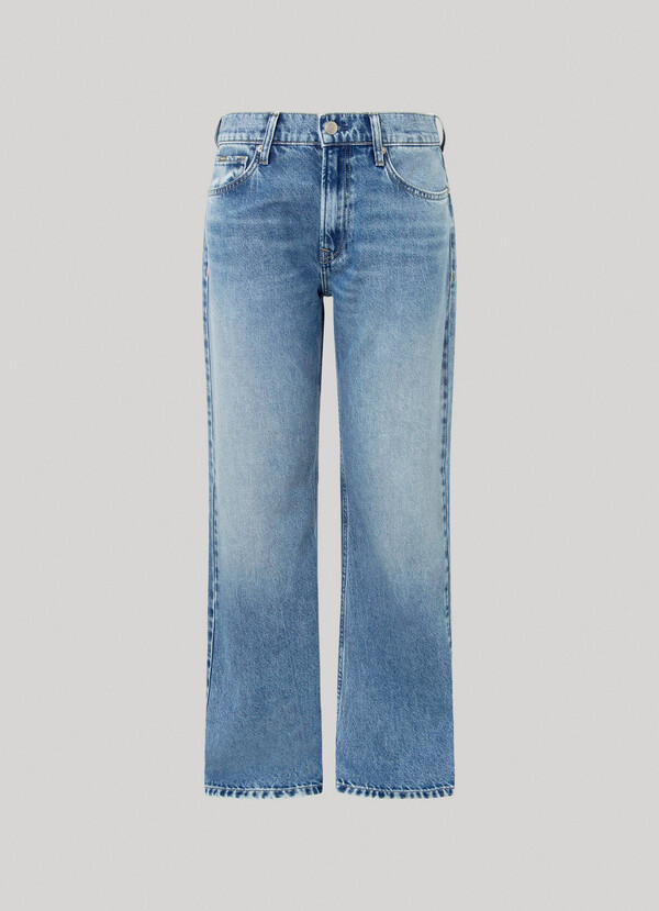 LOW-RISE RELAXED FIT JEANS