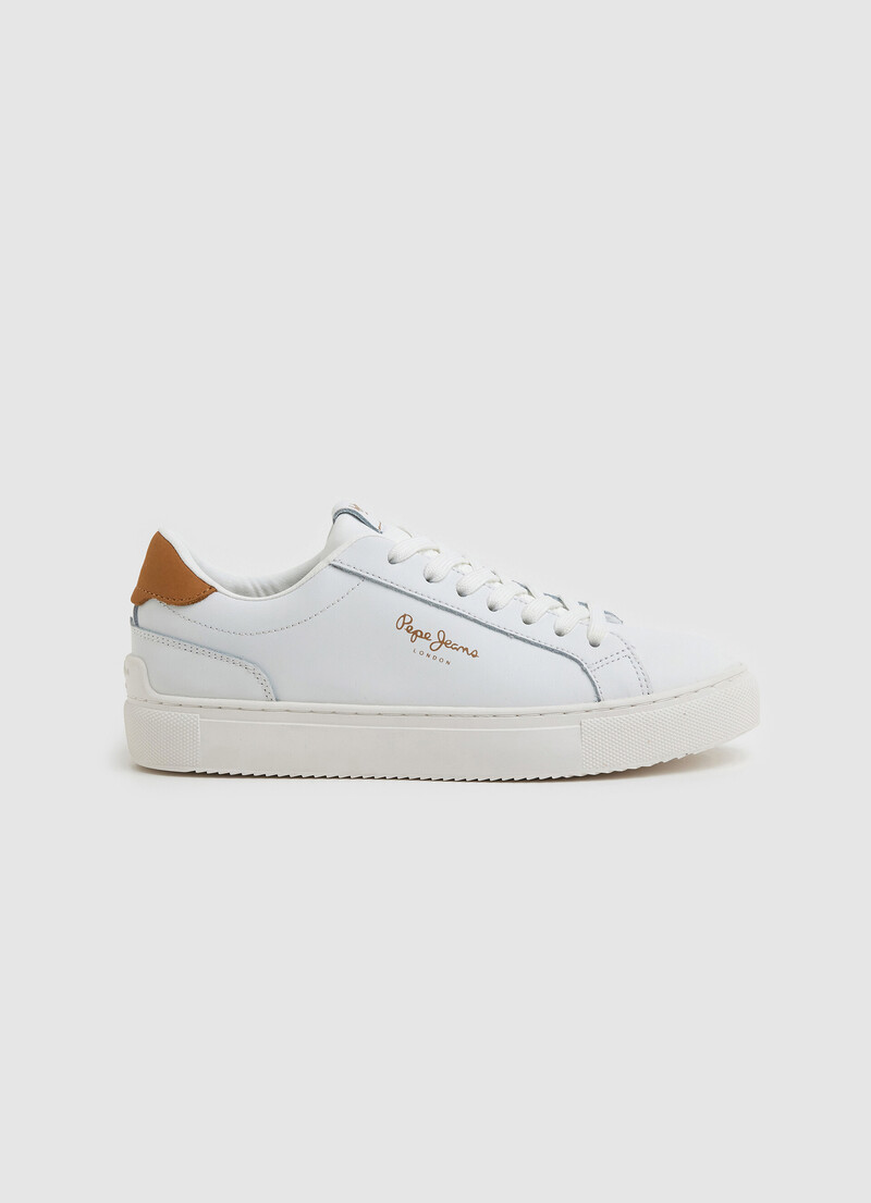 Adams Basic Leather Sneakers | Pepe Jeans