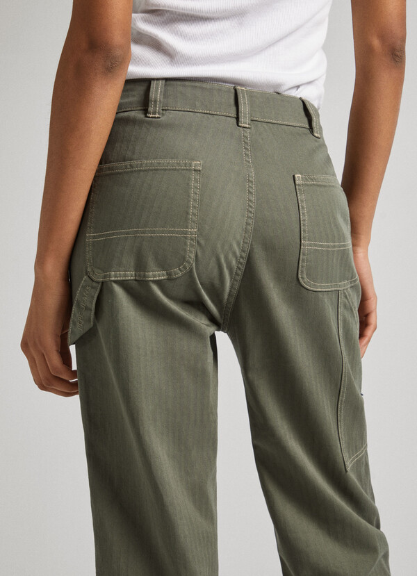 WORKER PATCH POCKET TROUSERS