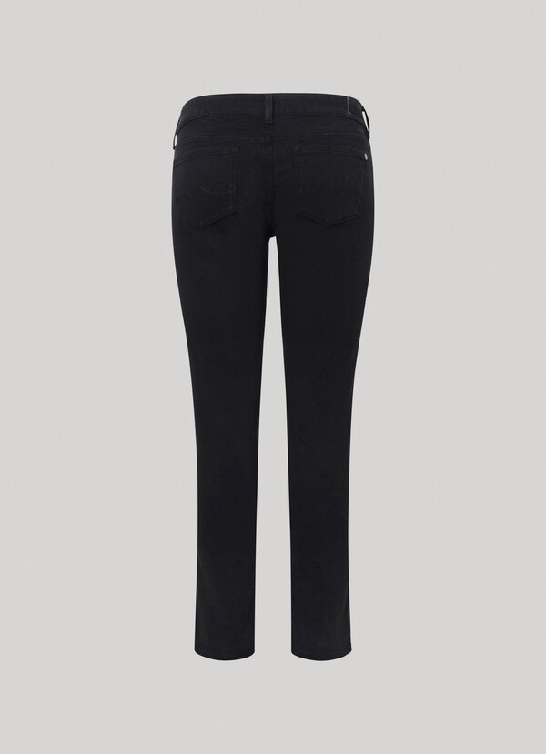 SKINNY FIT FIVE POCKET TROUSERS