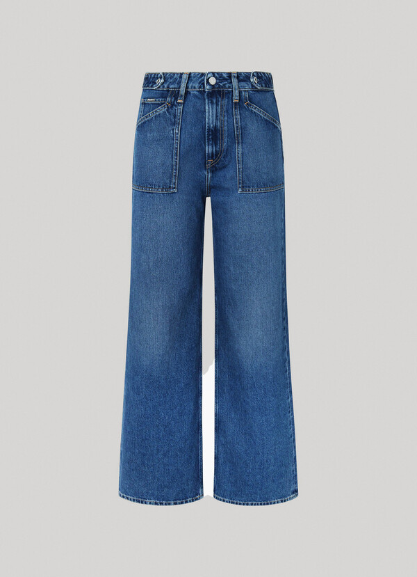 HIGH-RISE BOOTCUT FIT JEANS
