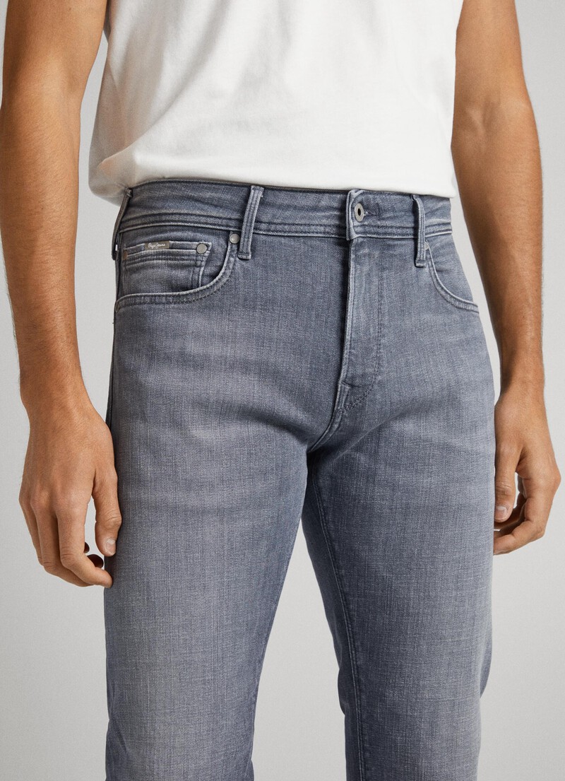 Spike Regular Fit Mid-Rise Jeans | Pepe Jeans