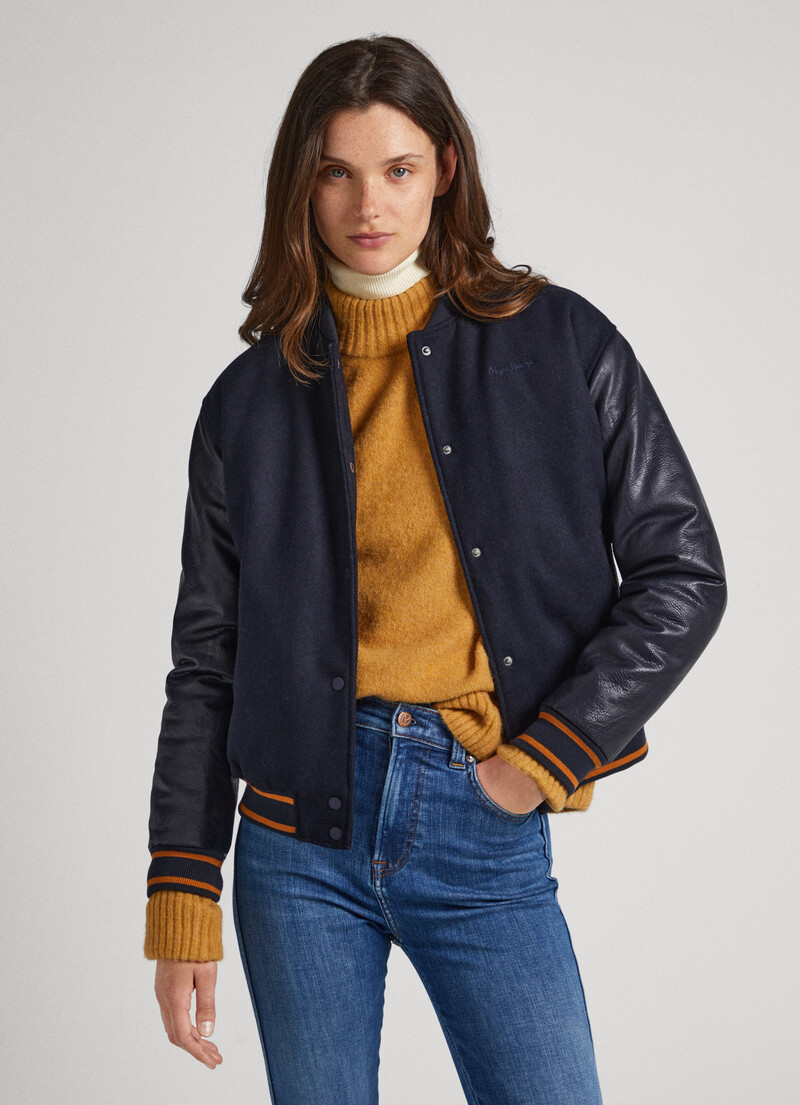 Giacca Bomber Tipo College | Pepe Jeans