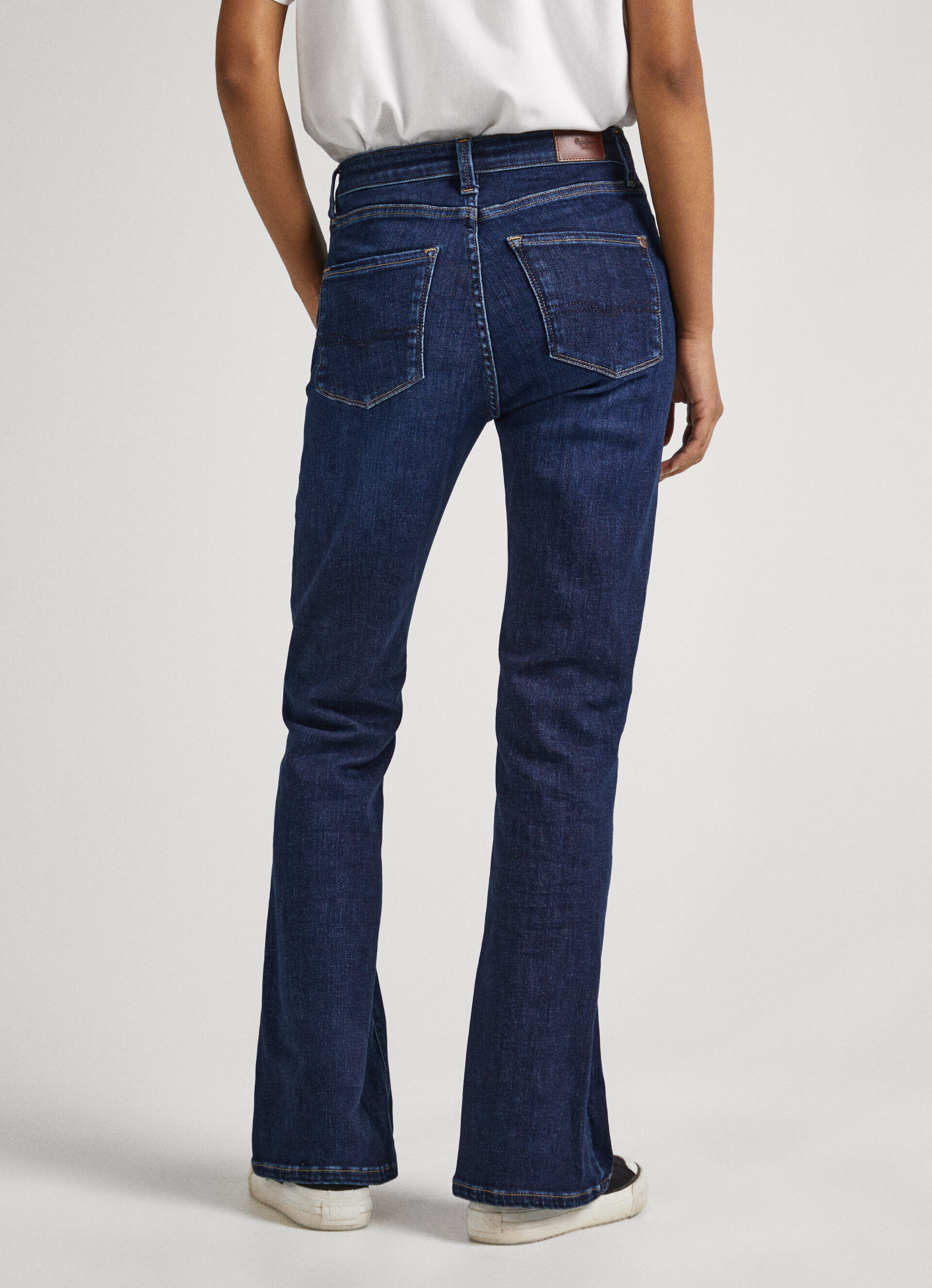 Dion Flare Fit High-Rise Waist Jeans | Pepe Jeans