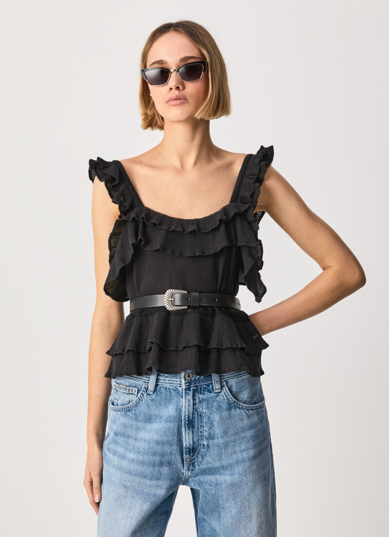 NORA FLARED TOP | Pepe Jeans