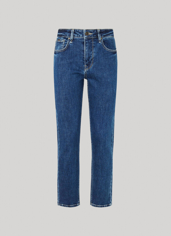 HIGH-RISE STRAIGHT FIT JEANS - MARY