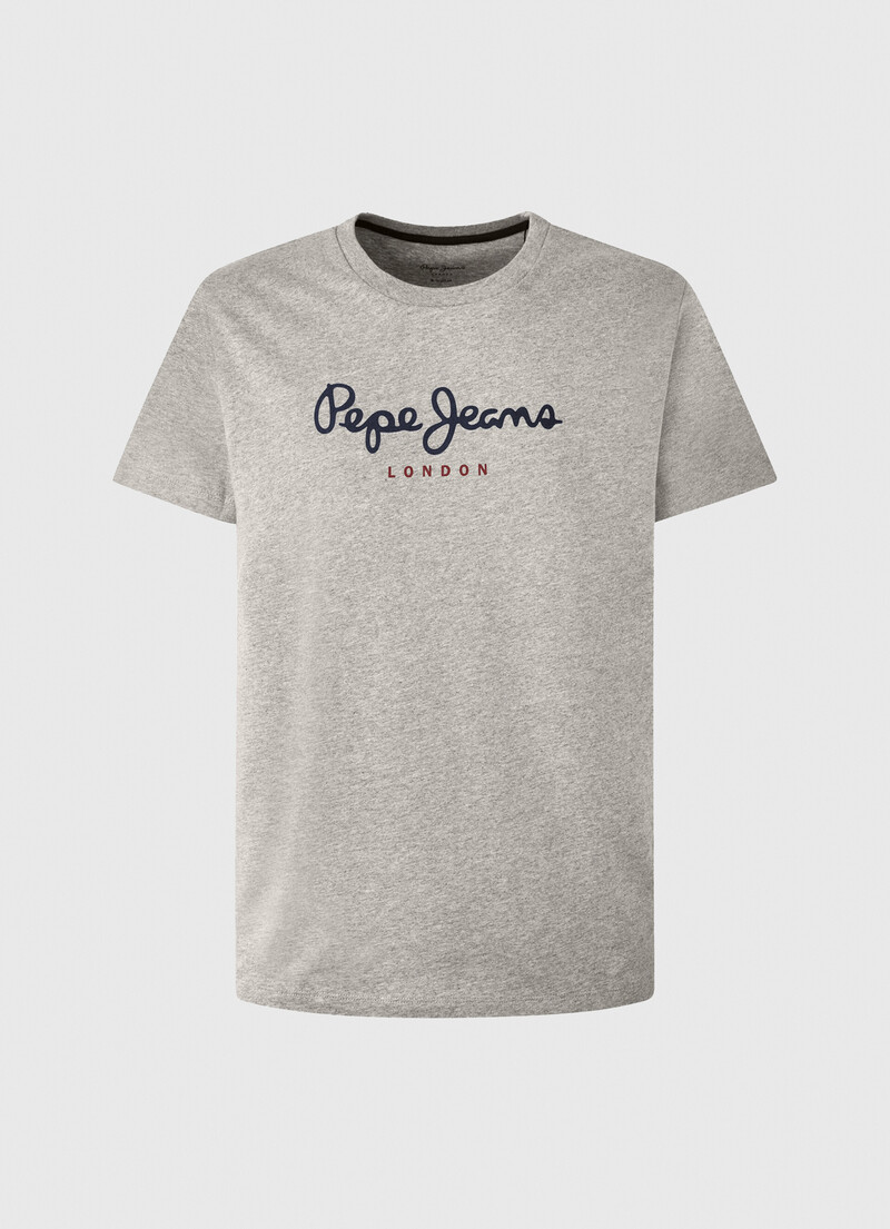 T-Shirt En Coton Avec Logo | Pepe Jeans
