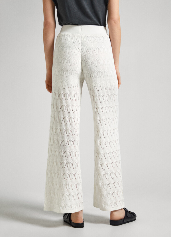 OPEN DETAIL PALAZZO TROUSERS