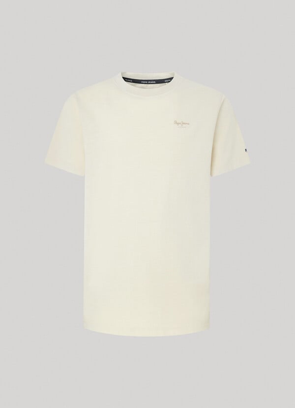 COTTON T-SHIRT WITH PRINTED LOGO