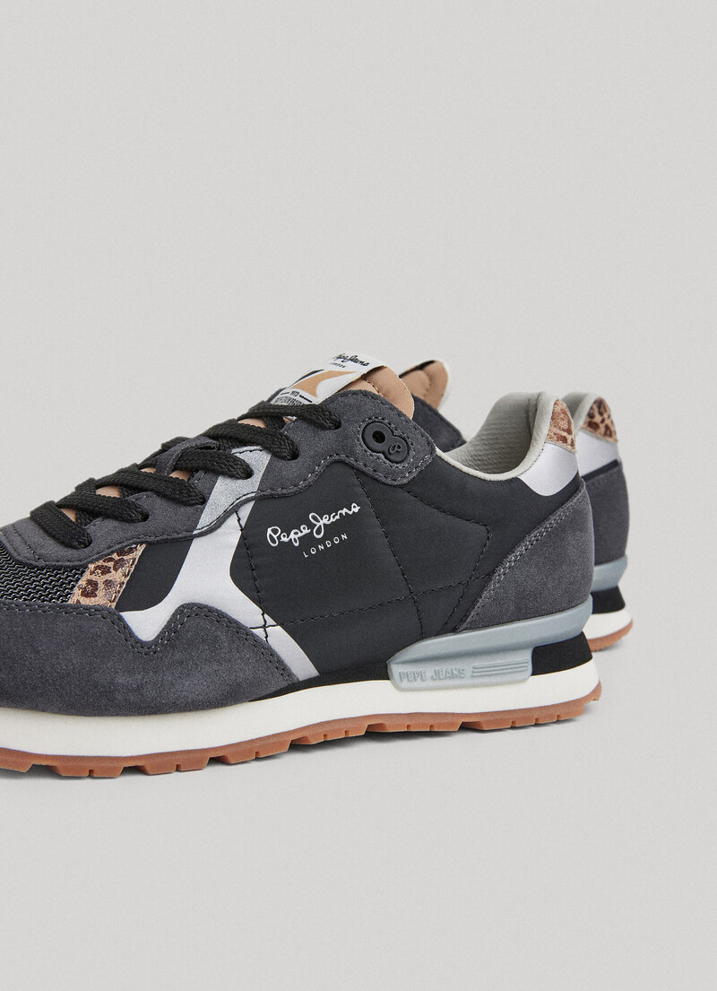 Brit Print Night Running Shoes | Pepe Jeans