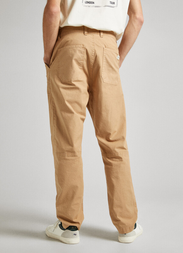 RELAXED FIT WORKER TROUSERS