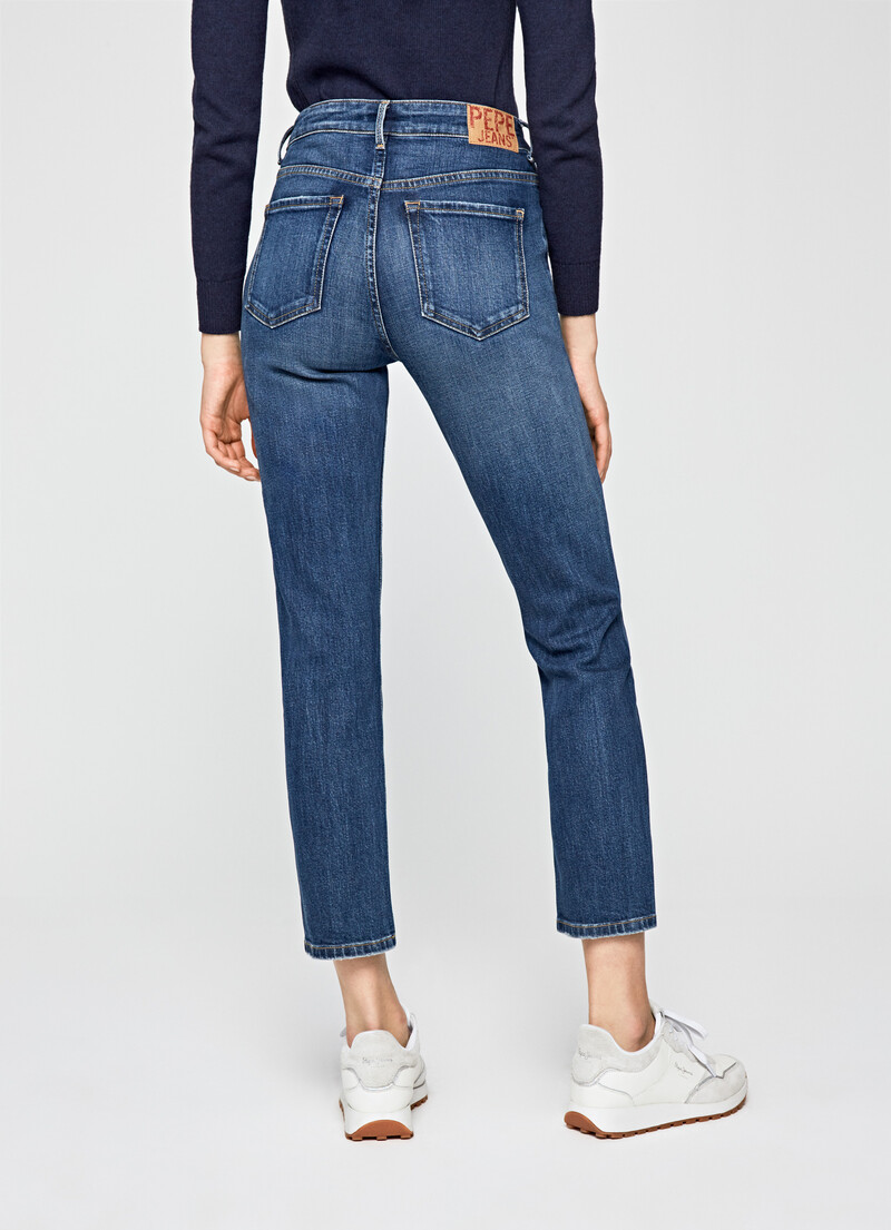 MARY STRAIGHT FIT HIGH WAIST JEANS | PepeJeans