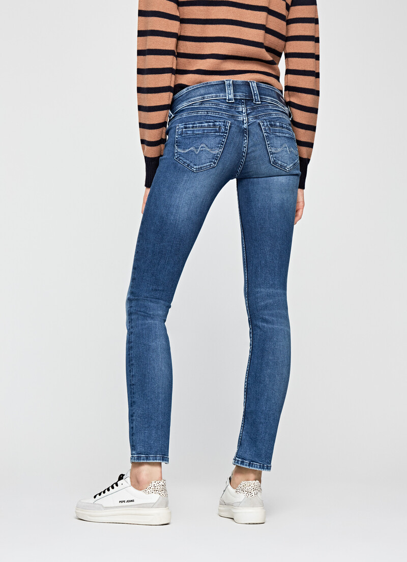 GEN STRAIGHT FIT MID WAIST JEANS | PepeJeans