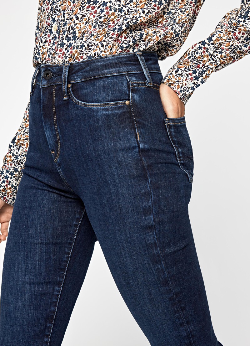 DION STRAIGHT SLIM FIT HIGH WAIST JEANS | PepeJeans