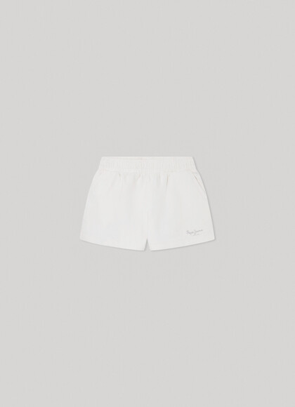 FRENCH TERRY SHORTS WITH ELASTIC WAIST